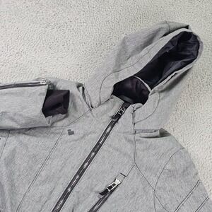 Obermeyer Ski Jacket Girls 14-16 Gray Hooded Insulated Snow Winter Teen L